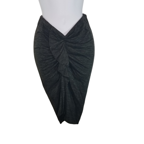 Isabel Marant Etoile gathered bodycon pencil skirt wool blend - Picture 5 of 12